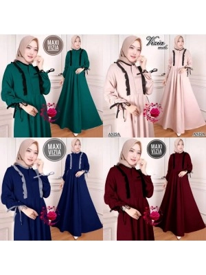 Baju Korea Hj Maxi Vizia Mb Full