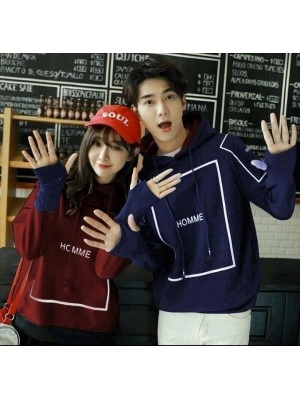 Baju Couple Cp Homme Maroon Navy