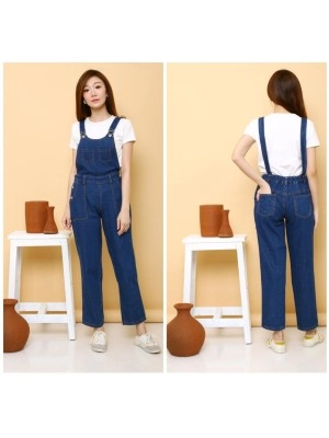 Baju Korea Overall Fentisaro Dark