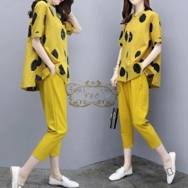 Baju Korea St Sarita Ff Mustard