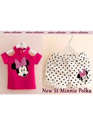 Baju Anak Kd St New Minnie Polka Fanta