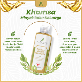 Khamsa - Minyak Balur keluarga 100 ml sarana terapi anak