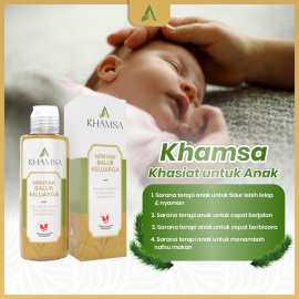 Khamsa - Minyak Balur keluarga 100 ml sarana terapi anak