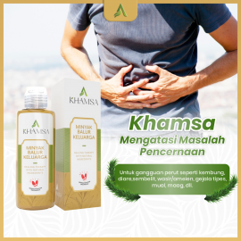 Khamsa - Minyak Balur keluarga 100 ml Asam Urat, Rematik, Kesemutan
