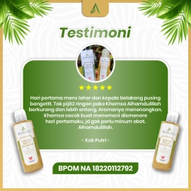 Khamsa - Minyak Balur keluarga 100 ml untuk mengatasi kulit kering