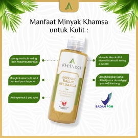 Khamsa - Minyak Balur keluarga 100 ml untuk mengatasi kulit kering