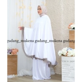 mukena.yuna Mukena Dewasa Rasheda Travel 3in1 Bahan crinkle airflow mukena.yuna Mukena Dewasa Rasheda Travel 3in1 Bahan crinkle airflow