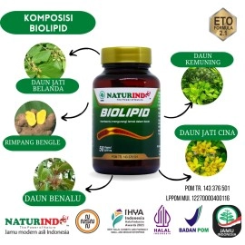Obat kolestrol lemak darah LDL HDL Trigliserid paling ampuh herbal alami Biolipid