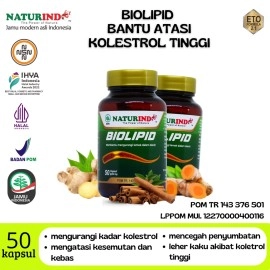 Obat kolestrol lemak darah LDL HDL Trigliserid paling ampuh herbal alami Biolipid
