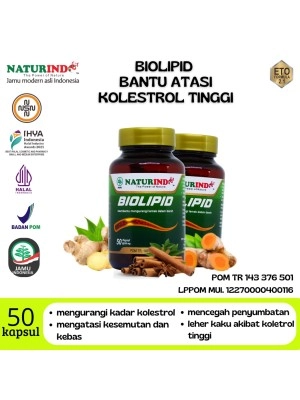 Obat kolestrol lemak darah LDL HDL Trigliserid paling ampuh herbal alami Biolipid