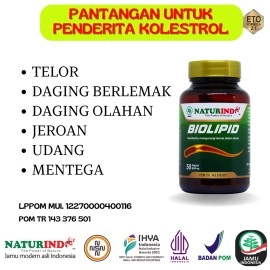 Obat kolestrol lemak darah LDL HDL Trigliserid paling ampuh herbal alami Biolipid