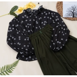 Setelan bytha / one set floral daisy / setelan wanita Setelan bytha / one set floral daisy / setelan wanita