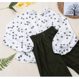 Setelan bytha / one set floral daisy / setelan wanita Setelan bytha / one set floral daisy / setelan wanita