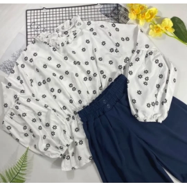 Setelan bytha / one set floral daisy / setelan wanita Setelan bytha / one set floral daisy / setelan wanita