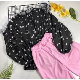 Setelan bytha / one set floral daisy / setelan wanita Setelan bytha / one set floral daisy / setelan wanita