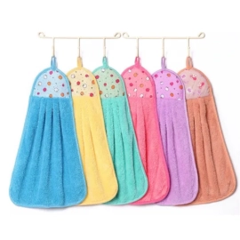 Kain lap tangan microfiber / hand towel handuk gantung wastafel dapur / serbet pengering tangan basah Kain lap tangan microfiber / hand towel handuk gantung wastafel dapur / serbet pengering tangan basah