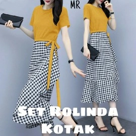 Setelan Wanita Kotak rolinda Setelan Wanita Kotak rolinda
