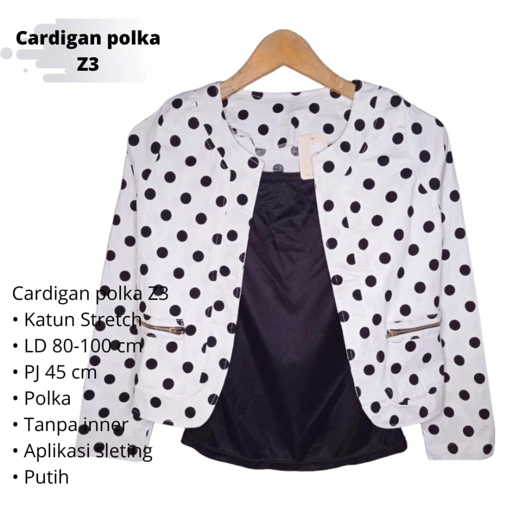 Cardigan polka Z3 Cardigan polka Z3