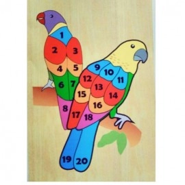 Puzzle Burung Angka