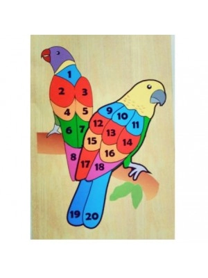 Puzzle Burung Angka