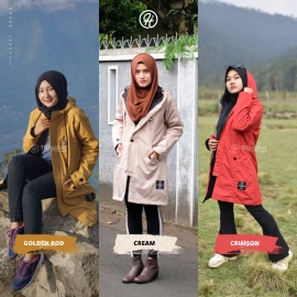 Jaket Wanita Muslimah Hijacket Ixora Series 