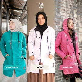 Jaket Wanita Muslimah Hijacket Ixora Series 