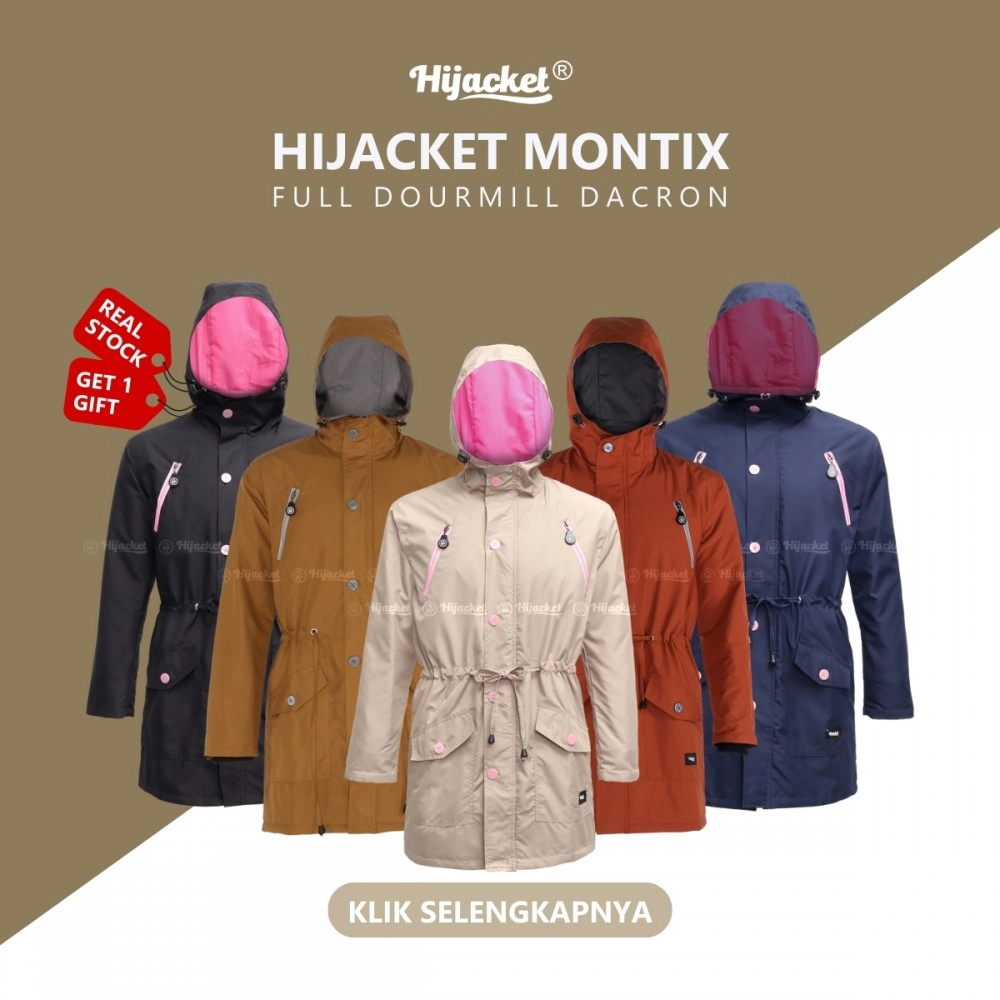 Hijacket Montix Series Jaket Hijaber Indonesia Hijacket Montix Series Jaket Hijaber Indonesia