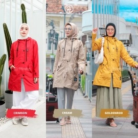Jaket Wanita Muslimah Hijacket Ixora Series 