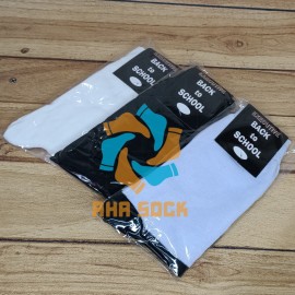 Termurah [ 12 Pasang ] Kaos Kaki Anak Sekolah Cowok Cewek SD SMP SMA Harga Grosir