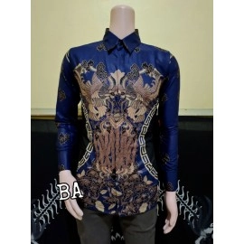 Couple batik gamis + kemeja