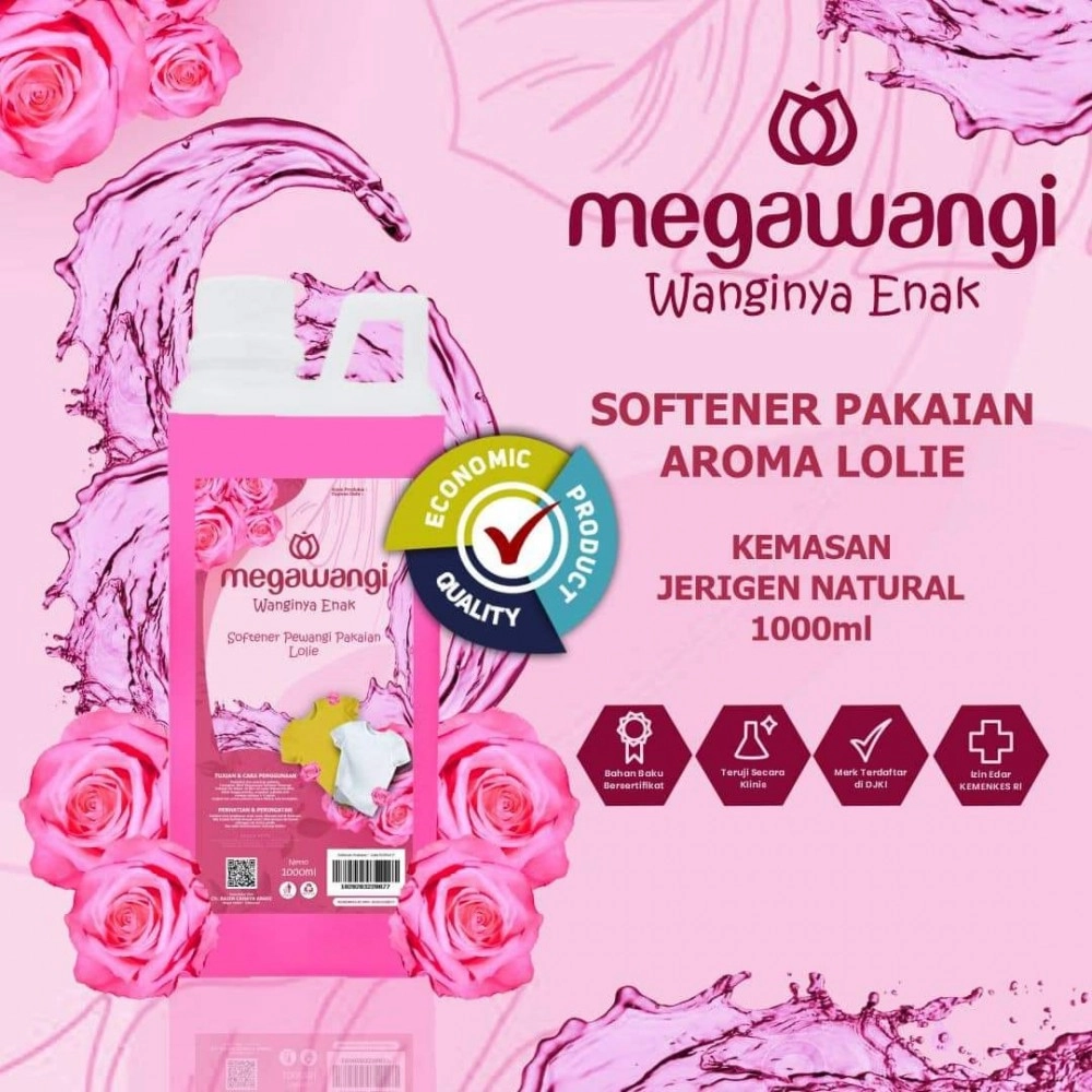 Softener Pakaian Jerigen Natural HDPE 1 Liter Softener Pakaian Jerigen Natural HDPE 1 Liter