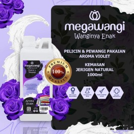 Pelicin, pelembut dan pewangi pakaian premium gagang HDPE natural 1 liter