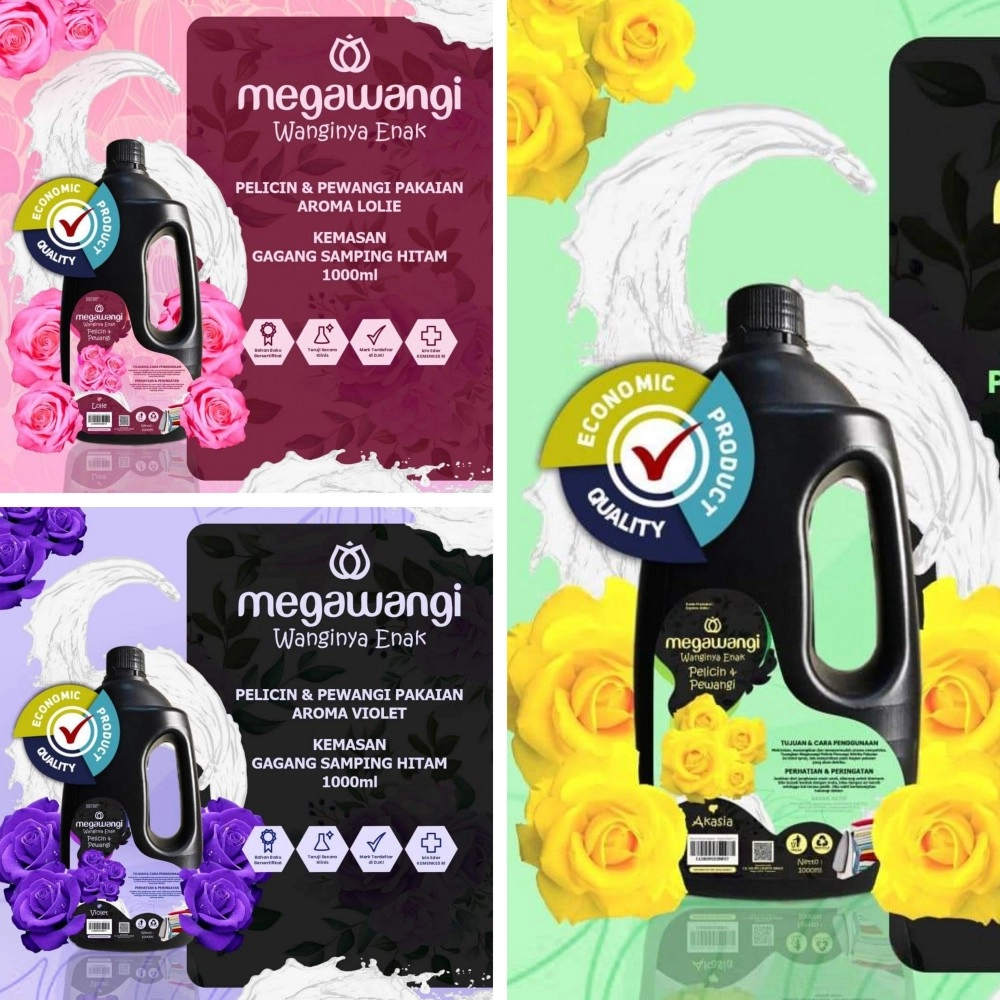 Pelicin pelembut Dan Pewangi Pakaian Jerigen Gagang Hitam 1000 ML  Pelicin pelembut Dan Pewangi Pakaian Jerigen Gagang Hitam 1000 ML