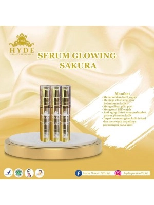 Serum Glowing Extra Bunga Sakura Hyde Beauty Skincare