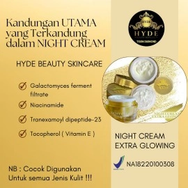 Night Cream Extra Glowing Hyde Beauty Skincare
