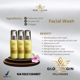 Facial Wash Glowingin Skincare Original / Skincare Glowingin Original Facial Wash Glowingin Skincare Original / Skincare Glowingin Original