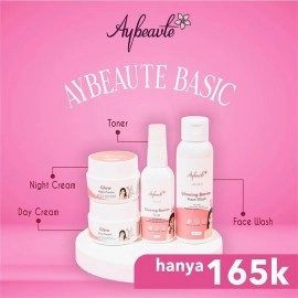 Paket Basic Aybeaute Cream Pemutih Wajah| Jerawat | BPOM  Paket Basic Aybeaute Cream Pemutih Wajah| Jerawat | BPOM