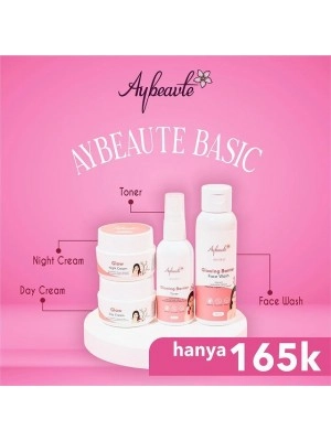 Paket Basic Aybeaute Cream Pemutih Wajah| Jerawat | BPOM