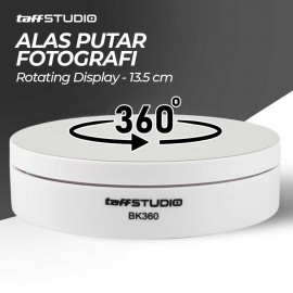 Alas Putar Fotografi Rotating Display Stand Base 13.5cm BK360