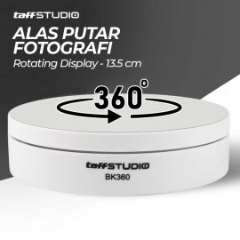 Alas Putar Fotografi Rotating Display Stand Base 13.5cm BK360