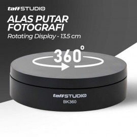 Alas Putar Fotografi Rotating Display Stand Base 13.5cm BK360