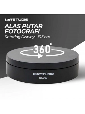 Alas Putar Fotografi Rotating Display Stand Base 13.5cm BK360
