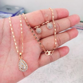 Satu Set Gelang Banggel Bulat Lengkap Anti Karat Dan Luntur 040
