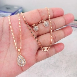 Satu Set Gelang Banggel Bulat Lengkap Anti Karat Dan Luntur 040