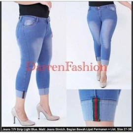 Celana 7/9 untuk wanita dewasa / Celana Jeans Wanita 7/9 Lipat Strip / Celana Cewek Best Seller Celana 7/9 untuk wanita dewasa / Celana Jeans Wanita 7/9 Lipat Strip / Celana Cewek Best Seller