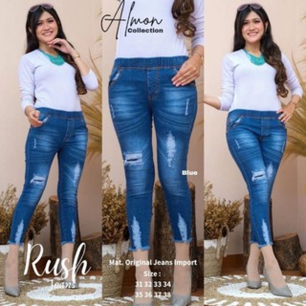 Celana Jeans7/9 Ripped Jeans Celana Jeans7/9 Ripped Jeans
