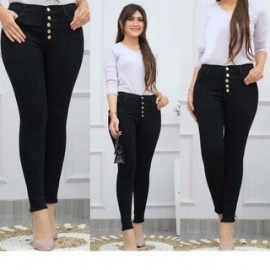 Celana Panjang Highwaist Kancing 5 Lipit Tengah