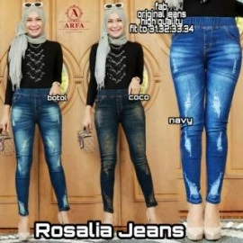 bursanekashop - Rosalia Jegging Jenas Sobek Tidak Tembus