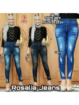 bursanekashop - Rosalia Jegging Jenas Sobek Tidak Tembus