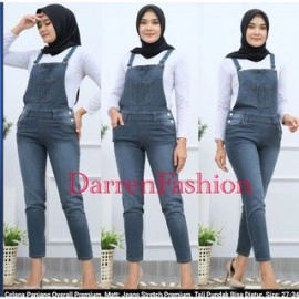 Celana Overall Panjang Mileya Grey Premium
